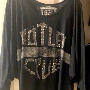 Motley Crue house of gods blouse all bejeweled